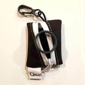 Qalo mens slate grey silicone ring